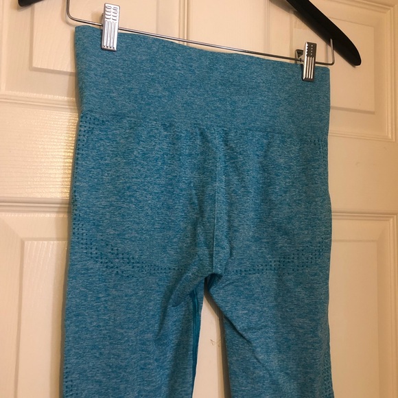 Gymshark vital seamless leggings in blue marl - Picture 4 of 6